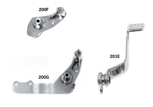 Brake Pedals And Backing Plates For  1983-1999 FXWG And FX Softail Models