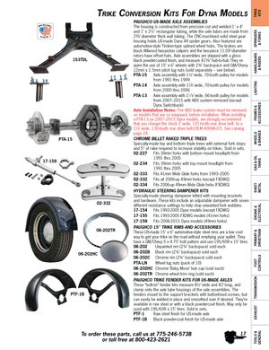 Trike Conversion Kits For Dyna Models
