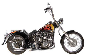 Panhead Staggered Dual Exhaust Systems For 1948 - 1964