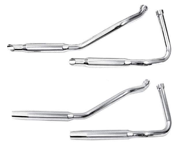 Panhead Over The Transmission Exhaust Systems For 1948-1964