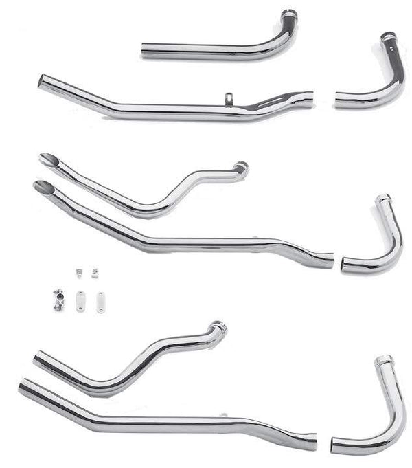 Panhead Upsweep S Pipe Systems For 1948 - 1957 Rigid Frames
