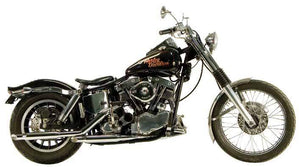 Shovelhead Over The Transmission S Pipe Staggered Duals For 1966 - 1969