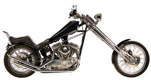 Upsweep Exhaust Systems For 1986 - 2003 Evolution Sportster Engines In Rigid Frames
