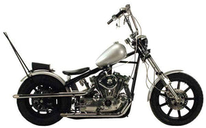 Shotgun Exhaust Systems For 1957 - 1985 Sportster Engines In Rigid Frames