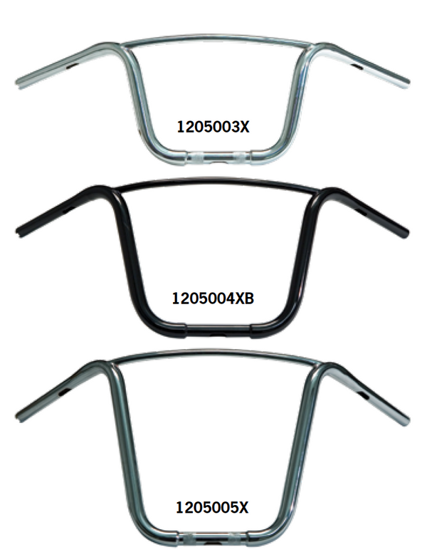 1¼" Apehangers With Crossbar