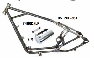 Paughco Rigid Frames For 2004-Up Sportster Rubber-Mounted Engines