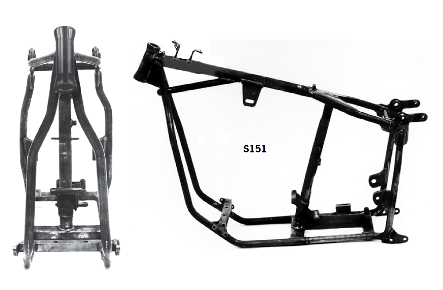 Paughco Straight Leg Style Swingarm Frames