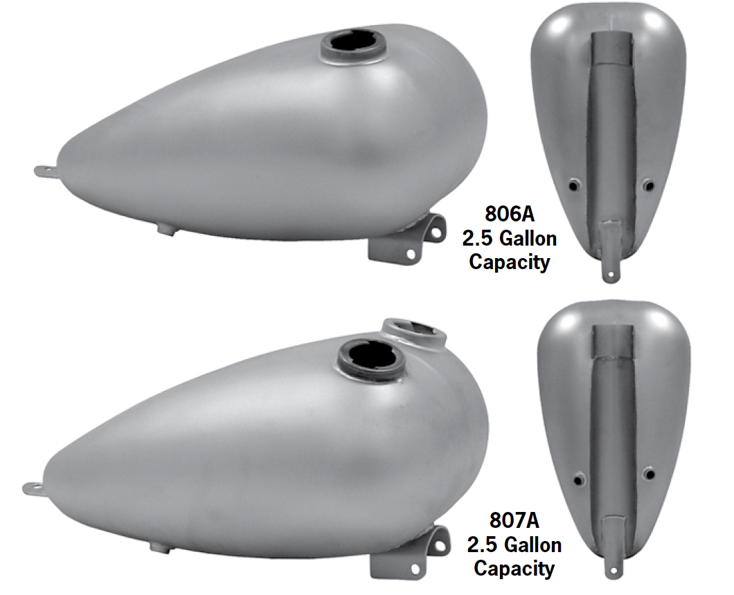 Paughco Wide Universal Mustang Tanks