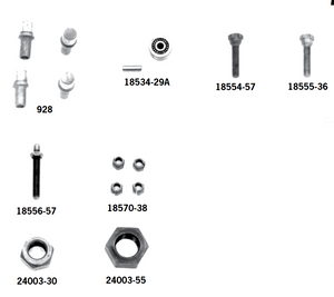 Tappet Components And Engine Nuts
